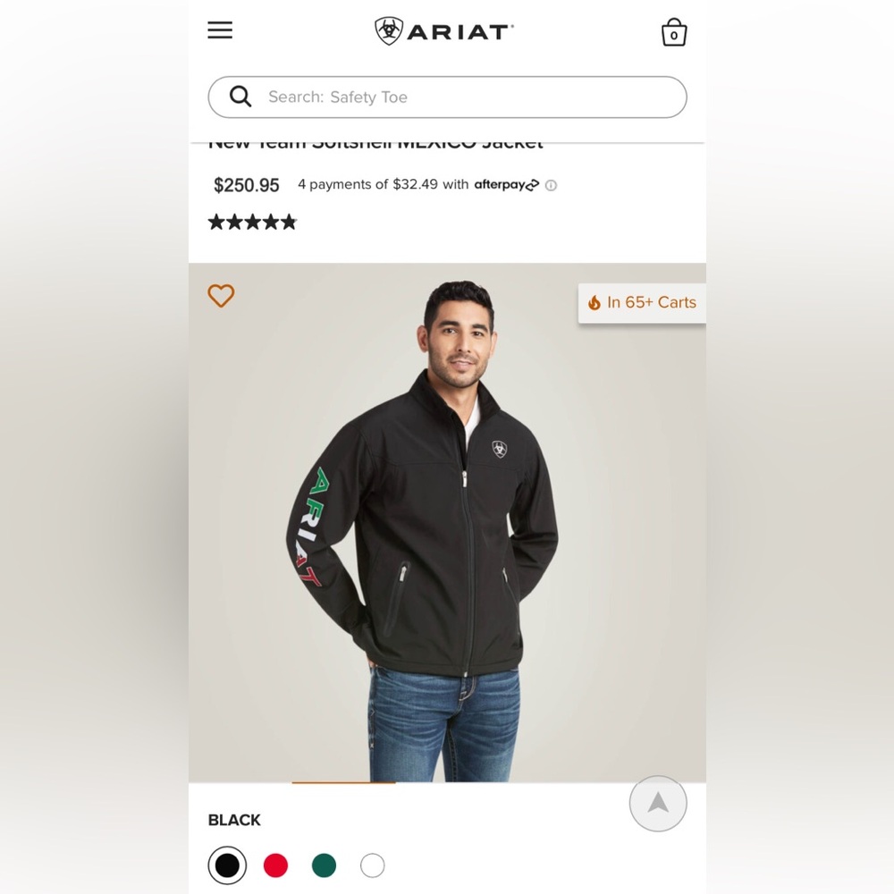 Ariat Team Softshell Mexico Jacket - image 2